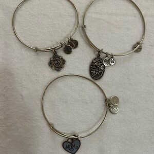 Alex and Ani  ‘Mom’ Charm Bangle Set